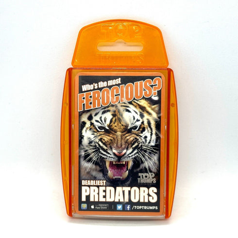Top Trumps - Deadliest Predators Game Cards